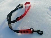 Szeroka Smycz miejska z rączką z taśm pvc