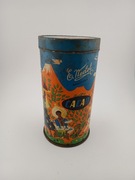 Stara tłoczona puszka na kakao Wedel 