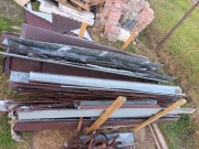 Grube gąsiory blaszane 1 mm (kalenice). Stalowe, pancerne z lat 90 tych 