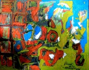 Bez tytułu, olej na płótnie