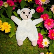 Szydełkowany pluszak owca / owieczka - ręczna robota