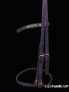 Ogłowie biothane z wodzami 