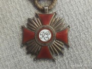 Srebrny Krzyż Zasługi RP Caritas 1945-48 ze srebra