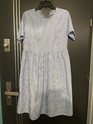 Pieces sukienka modny wzór paski rozkloszowana roz.36 