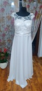 Suknia ślubna i bolerko białe 