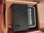 Nowy zestaw 10 filcowych podkładek z ostrzejszymi tekstami 