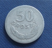 Moneta 50 groszy 1957 r.
