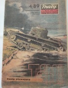 Radziecki czołg pływający T-38 ZSRR Mały Modelarz 4/89 1:25