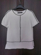 ZARA bluzka z lamowaniem 34