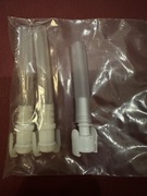 Przedłużka, adapter do worków stomijnych na mocz, 3 sztuki, 2 średnice