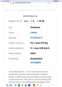 Opony letnie HANKOOK Ventus Prime3 215/55R17 , kpl. 4 sztuk