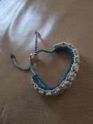 bransoletka niebieska regulowana