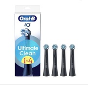 Oral-B Końcówki do szczoteczki iO Ultimate Clean Black czarne 4szt.