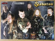 SABATON - Duży plakat XL z 2009 r. - Format A2 (ok. 55 x 40 cm) - NOWY!