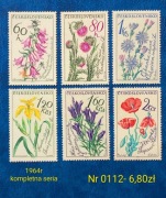 Znaczki flora:0112: kwiaty- Czechosłowacja 1964r **