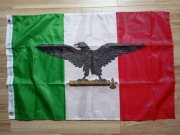 Flaga Historyczna Włoska republika Socjalna Salo 60x90cm