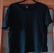 Czarny t-shirt New Look z koronką 