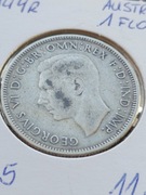 1 Floren 1944r. Australia srebro 925 ładny 