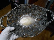 Piękna Przedwojenna Patera , z carskim Orłem , Oryginał 100 %