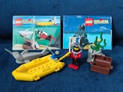 LEGO System 6555 Sea Hunter Ponton nurek ryba piła  kompletny instrukcja