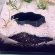 Jaskinia akwarystyczna wizyjna / wybiegowa typ wulkan