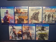 Używany zestaw 7 gier FPS - PlayStation 4 - oferta dotyczy całości 