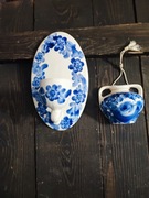 Fajansowy świecznik kinkiet wazonik Włocławek