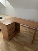 Biurko narożne z szufladami