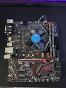 Płyta główna Msi B360m z Procesorem i7 8700 16gb ram ddr4 i chlodzeniem