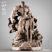 Red Hulk I Ross Marvel Avengers MCU Diorama Figurka 1/6 Ręcznie Malowana
