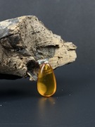 Bursztyn naturalny /wisiorek srebro 925 /3,73g /miodowy klasyczny elegancki