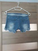 Spodenki jeansowe 152