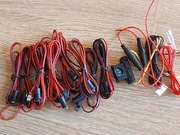 Diody led 5mm w obudowie z przyłączem 10szt.