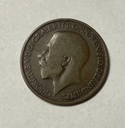1/2 pensa, half penny 1915,  Anglia