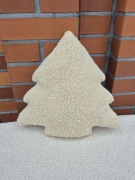 Poduszka choinka 35cm boucle miekka baranek