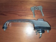 Klamka Syrena Fiat 125 zewnętrzna 2 kluczyki PRL Z40A  4133846 nowa 