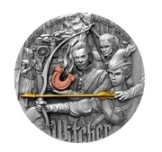 Srebrna Moneta Wiedźmin: Chrzest Ognia 2023, 2 uncje