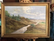 Duży piękny obraz -" Pejzaż"