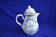 Imbryk porcelana Oscar Schaller, China blau