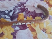 Niemiecka laska górska vintage z nabijakami 