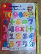 Cyferki na lodówkę magnes, Cyfry do nauki magnetyczne, ALFABET BRAILLE
