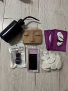 Zestaw do nauki robienia przedłużania rzęs rzęsy uzupełnianie płatki