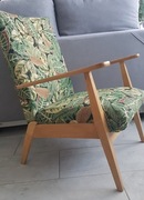 FOTEL „CHIEROWSKI” DREWNIANY TAPICEROWANY