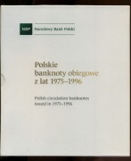 Album Polskie Banknoty Obiegowe z lat 1975-1996. Stan bankowy UNC.