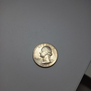 MONETA 1/4 DOLAR QUARTER DOLLAR 1989 UNIKAT Z BŁĘDEM D