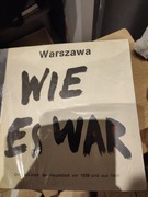 Wie es war warszawa książka z mapą przwdwijenna 