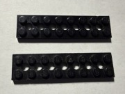 LEGO TECHNIC PŁYTKA PŁASKA 2x8 CZARNA 3738 1 szt