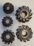 Frezy krążkowe wypukłe zestaw 5 sztuk