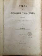 "Atlas zur zeitschrift fur bauwesen" 2 tomy 