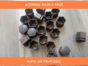 Kapsle nakładki ochronne na śruby mocujące koło zaślepki 